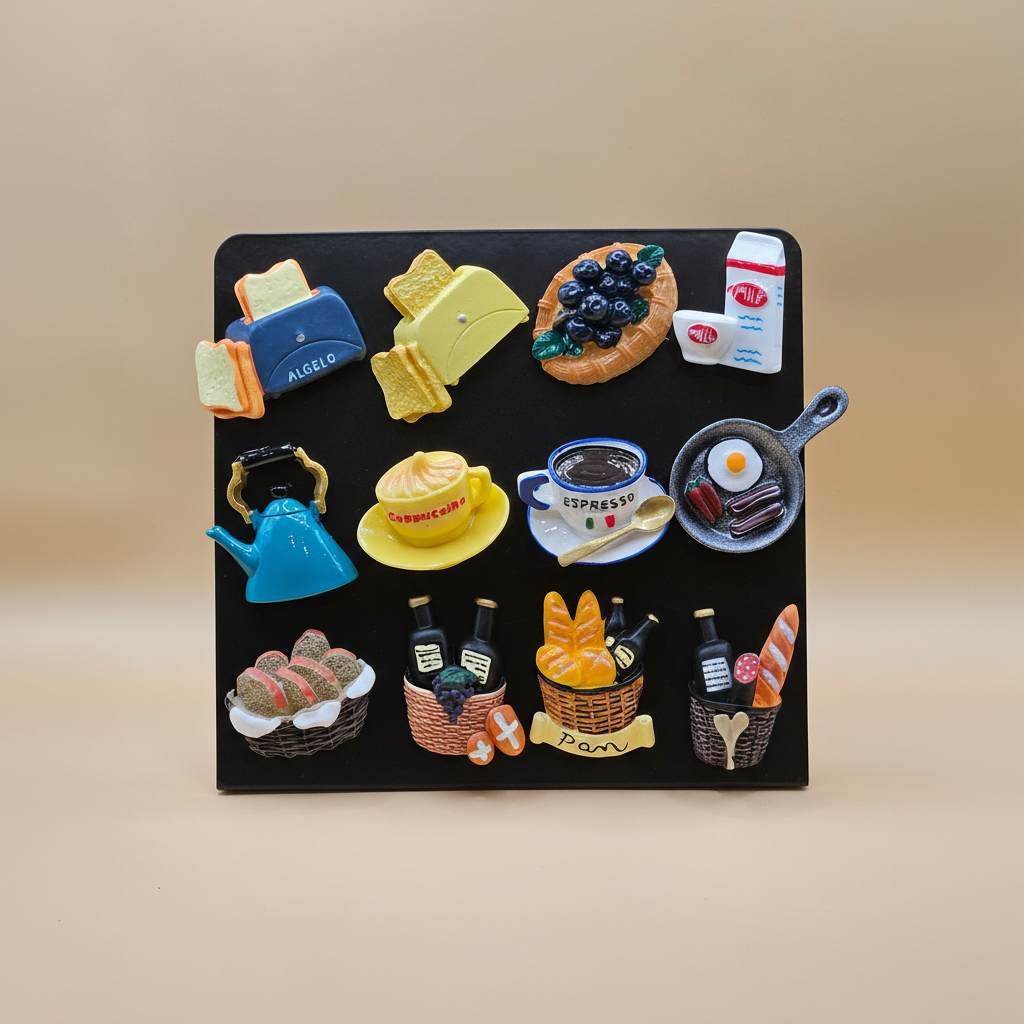 Creative 3D Realistic Miniature Food Fridge Magnets