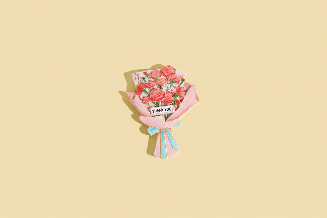 Creative 3D Flower Bouquet Fridge Magnets