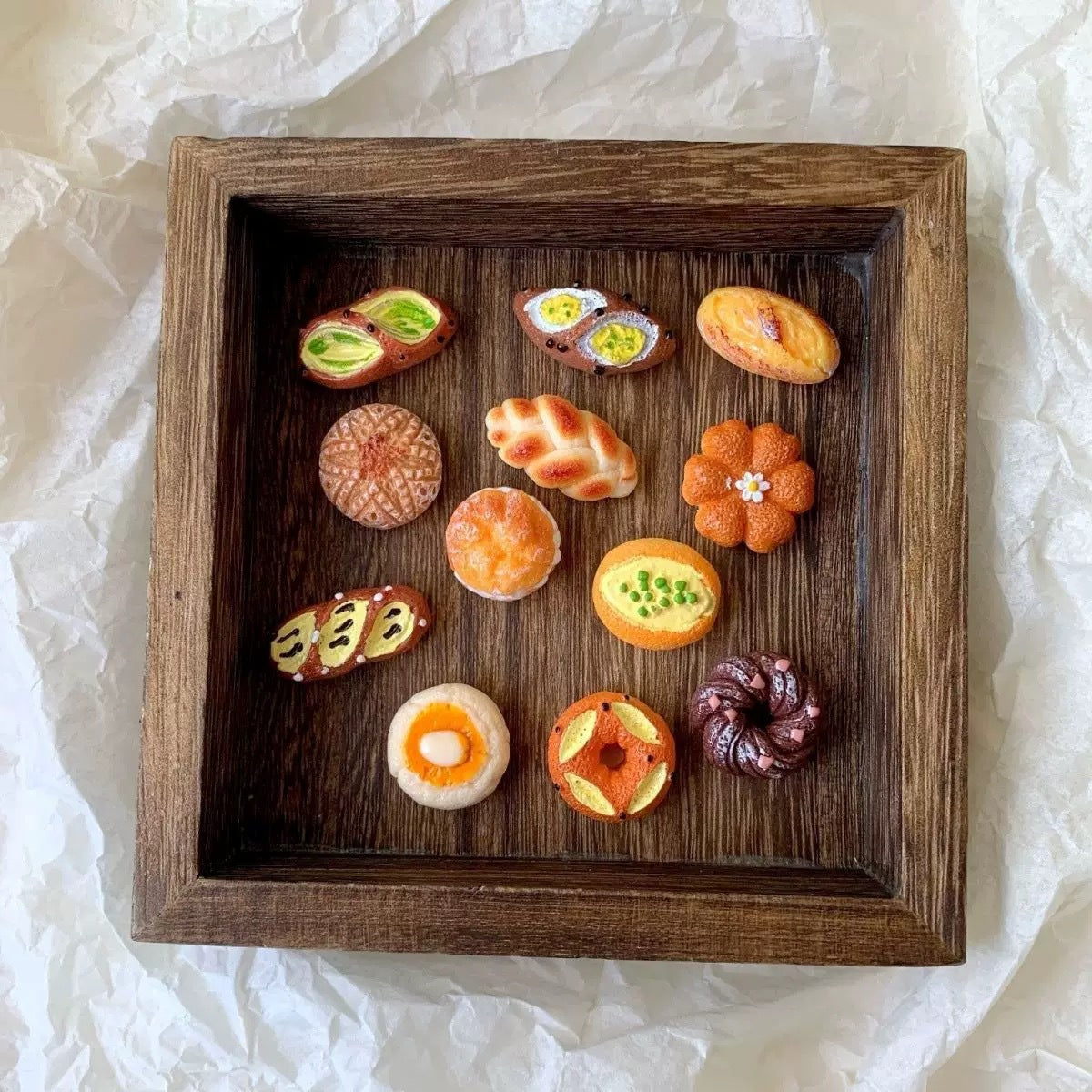 Creative 3D Realistic French Bakery Fridge Magnets